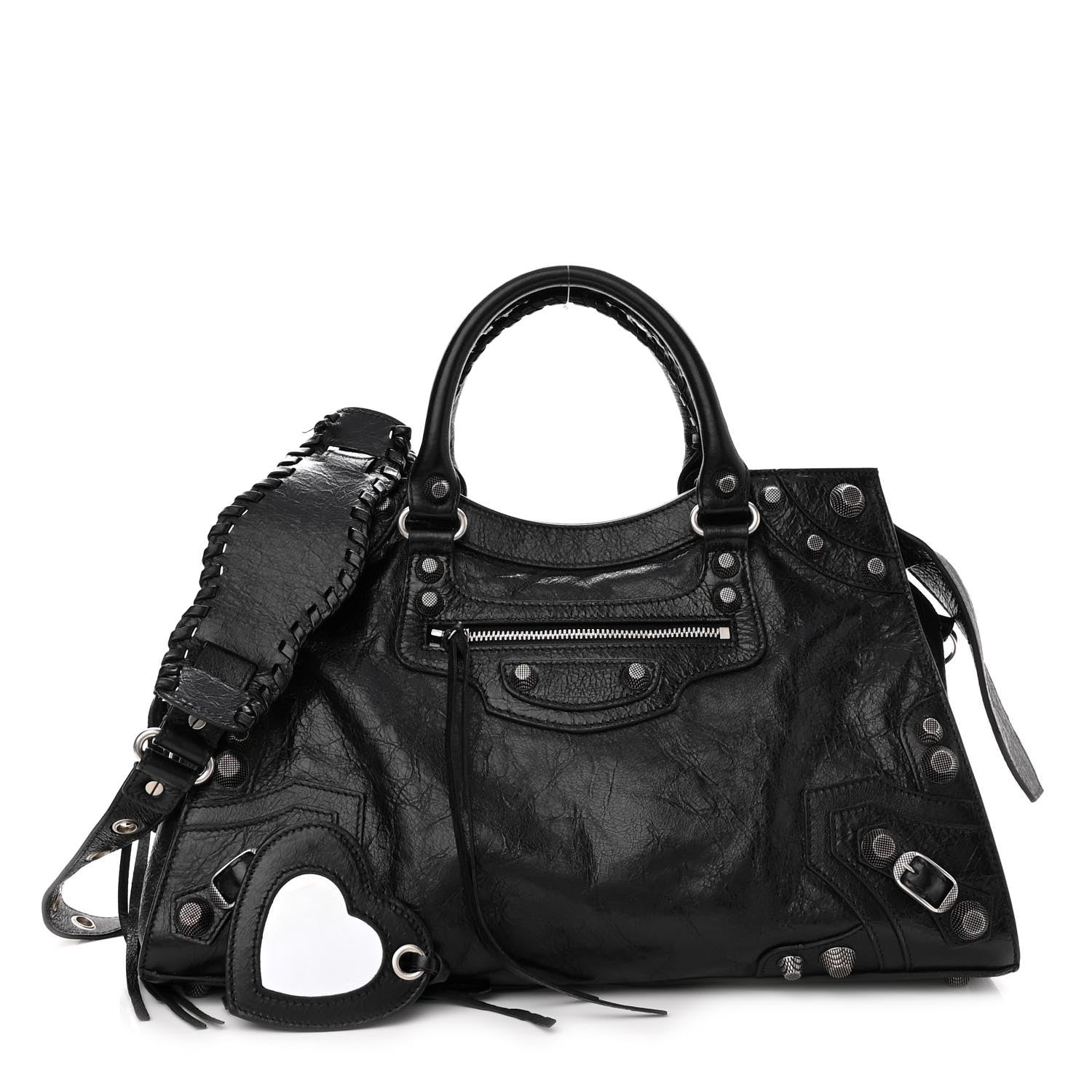 Balenciaga Agneau Arena Neo Cagole City Handbag Black 1 of 10