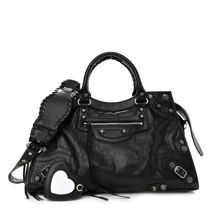 Balenciaga Agneau Arena Neo Cagole City Handbag Black 1 of 10