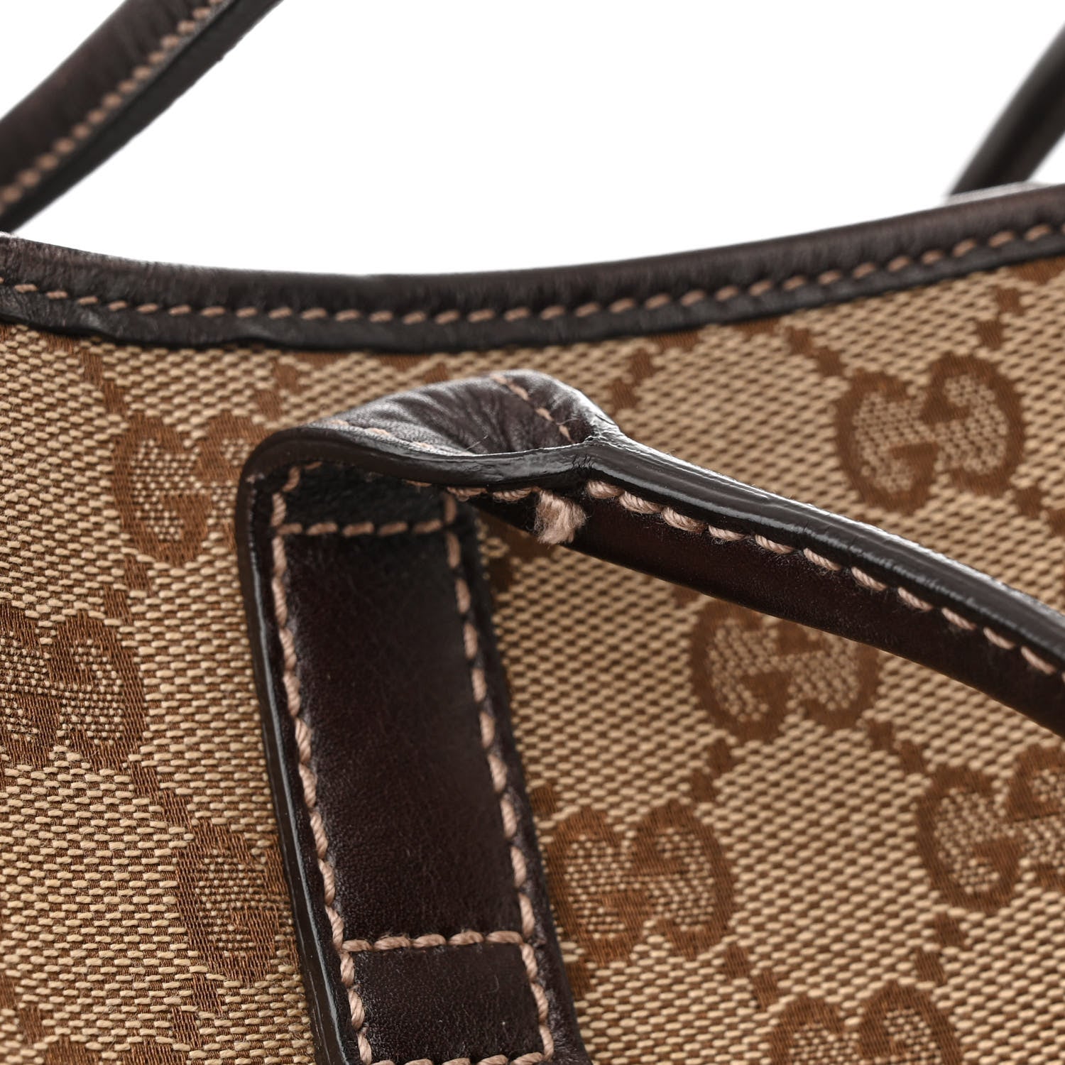 Gucci Monogram Large New Britt Tote Brown 13 of 13