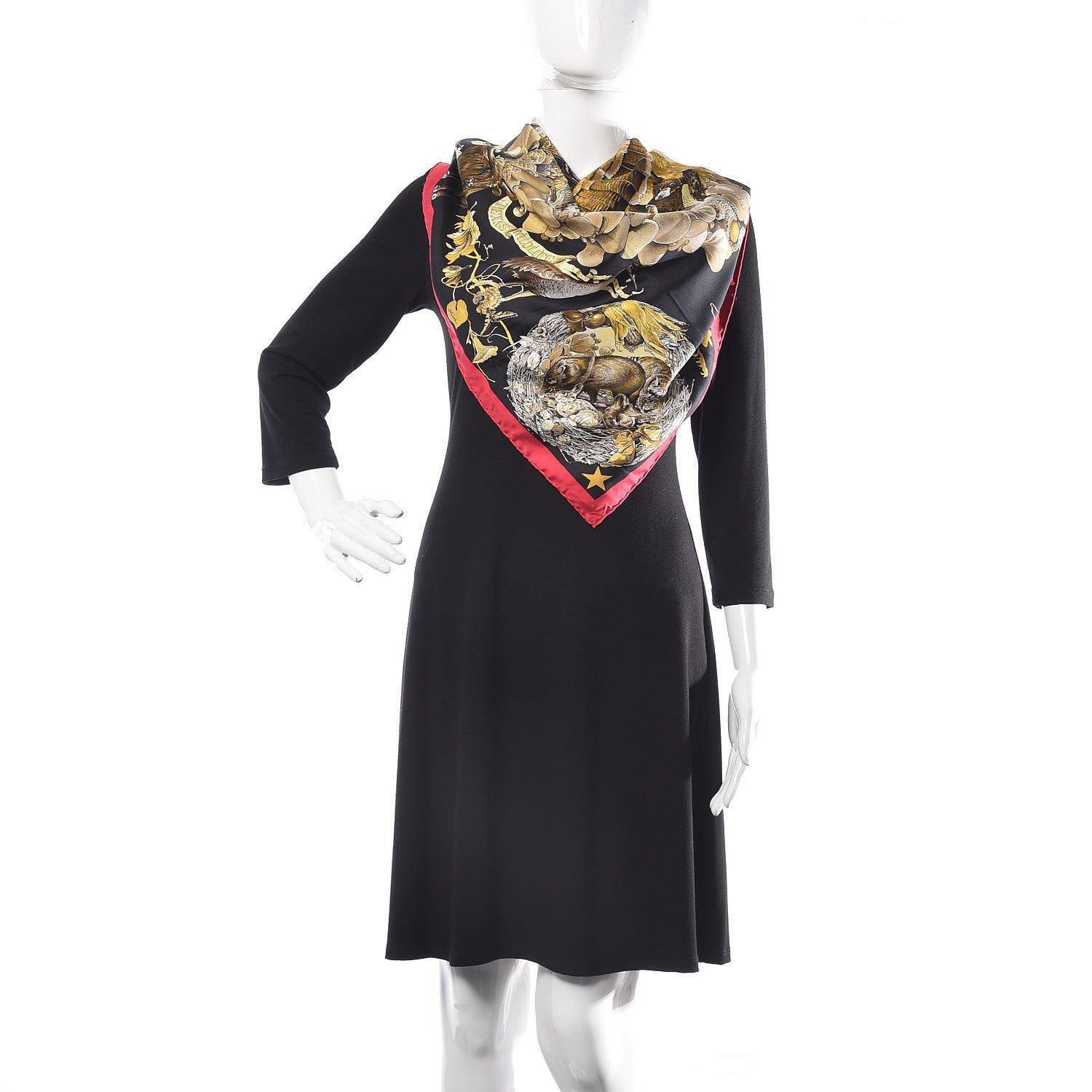 Hermes Silk Faune Et Flore Du Texas Scarf 90 2 of 12