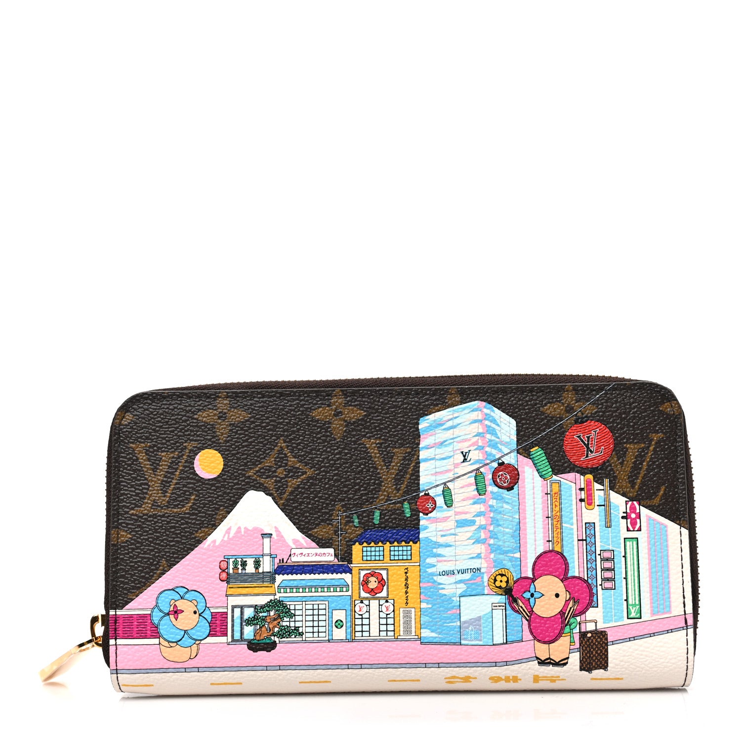 Louis Vuitton Monogram 2022 Christmas Animation Tokyo Zippy Wallet 1 of 6