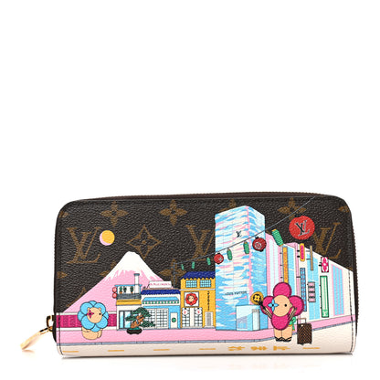 Louis Vuitton Monogram 2022 Christmas Animation Tokyo Zippy Wallet 1 of 6