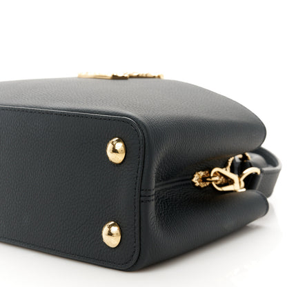 Louis Vuitton Taurillon LV Crush Capucines East West MM Black 9 of 9