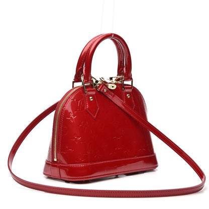 Louis Vuitton Vernis Alma BB Pomme D'Amour 4 of 7