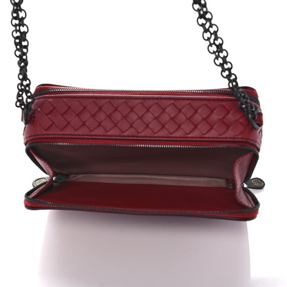 Bottega Veneta Nappa Intrecciato Camera Bag Red 10 of 13