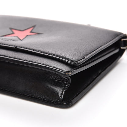 Givenchy Calfskin Star Pandora Chain Wallet Black 7 of 15