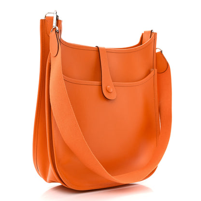 Hermes Epsom Evelyne II GM Orange 3 of 13
