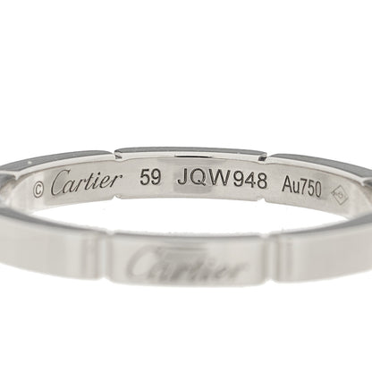 Cartier 18K White Gold 2.5mm Maillon Panthere Wedding Band Ring 59 8.75 4 of 4