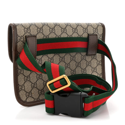 Gucci GG Supreme Monogram Neo Vintage Web Belt Bag Brown 3 of 15