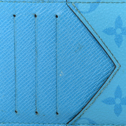 Louis Vuitton Taigarama Coin Card Holder Blue Lagoon 13 of 16