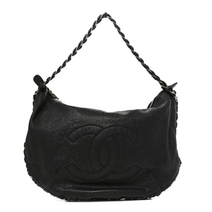 Chanel Calfskin Modern Chain Hobo Black 1 of 10