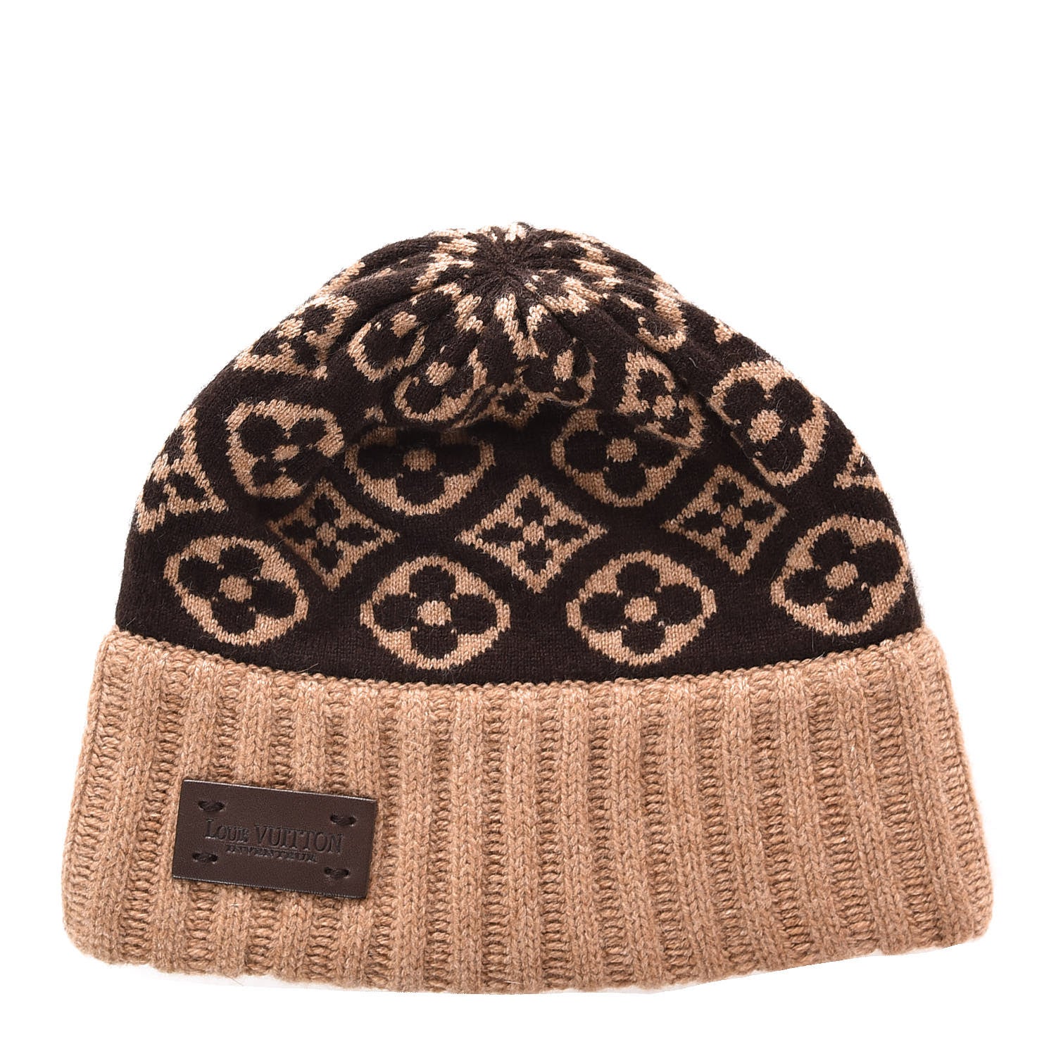 Louis Vuitton Cashmere Monogram Inventeur Beanie 1 of 5