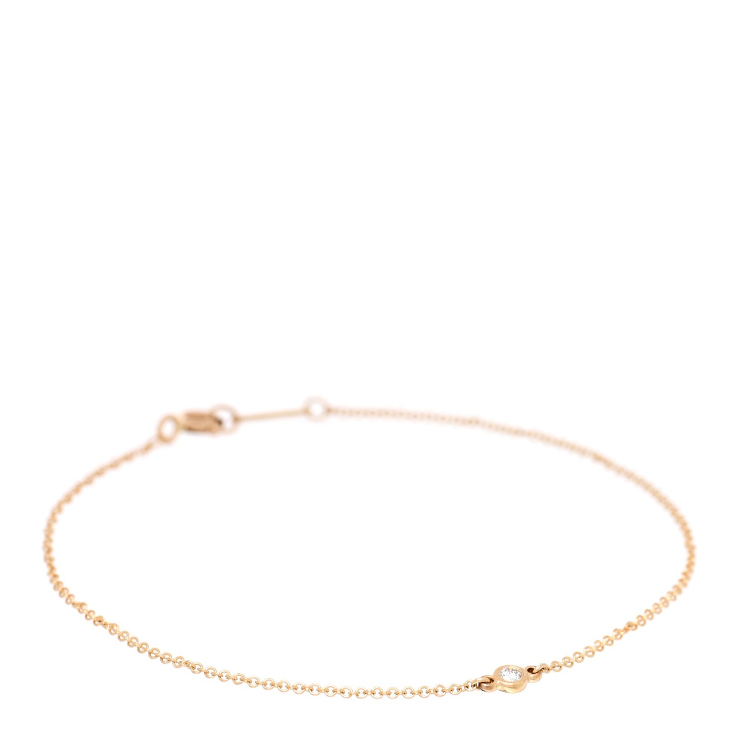 18K Yellow Gold Diamond .03ct Elsa Peretti Diamonds by the Yard Bracelet