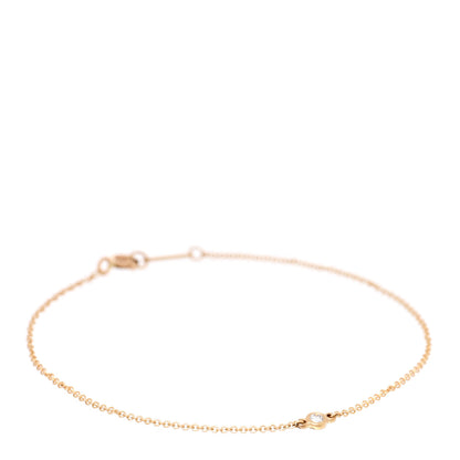 Tiffany 18K Yellow Gold Diamond .03ct Elsa Peretti Diamonds by the Yard Bracelet 2 of 4