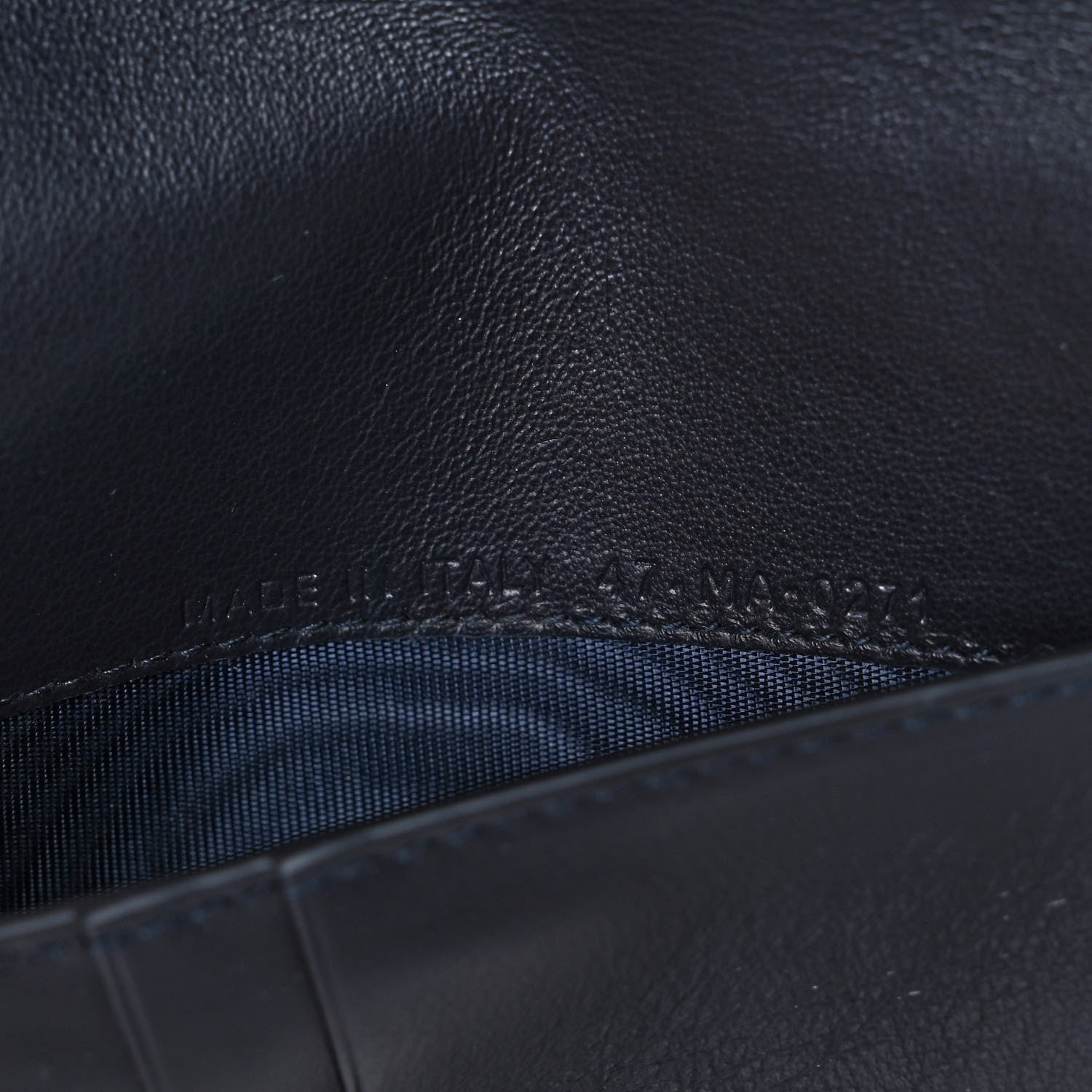 Christian Dior Calfskin Oblique Passport Holder Blue 7 of 9