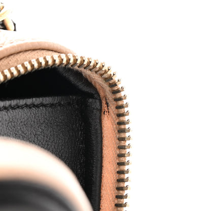 Chanel Caviar Quilted Medium CC Filigree Vanity Case Beige Black 11 of 19