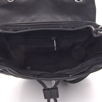 Chanel Calfskin Chevron Quilted Large Urban Spirit Backpack Black 5 of 9