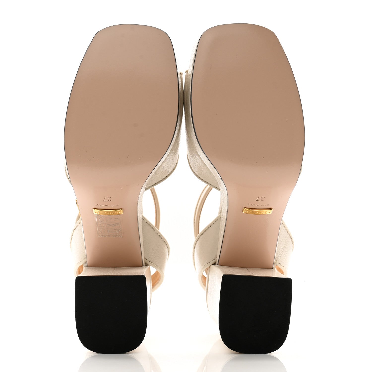 Gucci Quentin Granada Kid Horsebit 25/60mm Platform Sandals 37 Mystic White 5 of 11