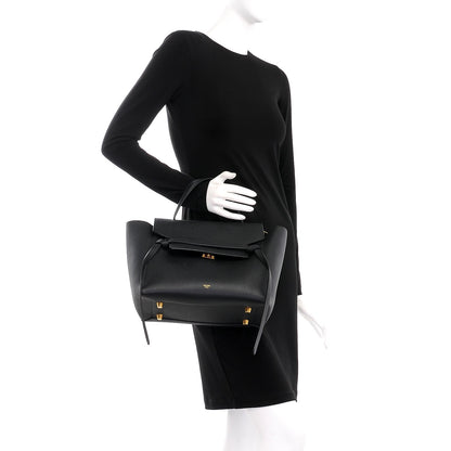Celine Grained Calfskin Mini Belt Bag Black 3 of 8
