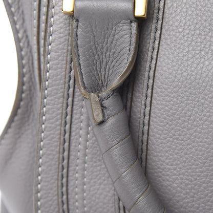 Chloe Calfskin Large Marcie Satchel Cashmere Grey 11 of 12