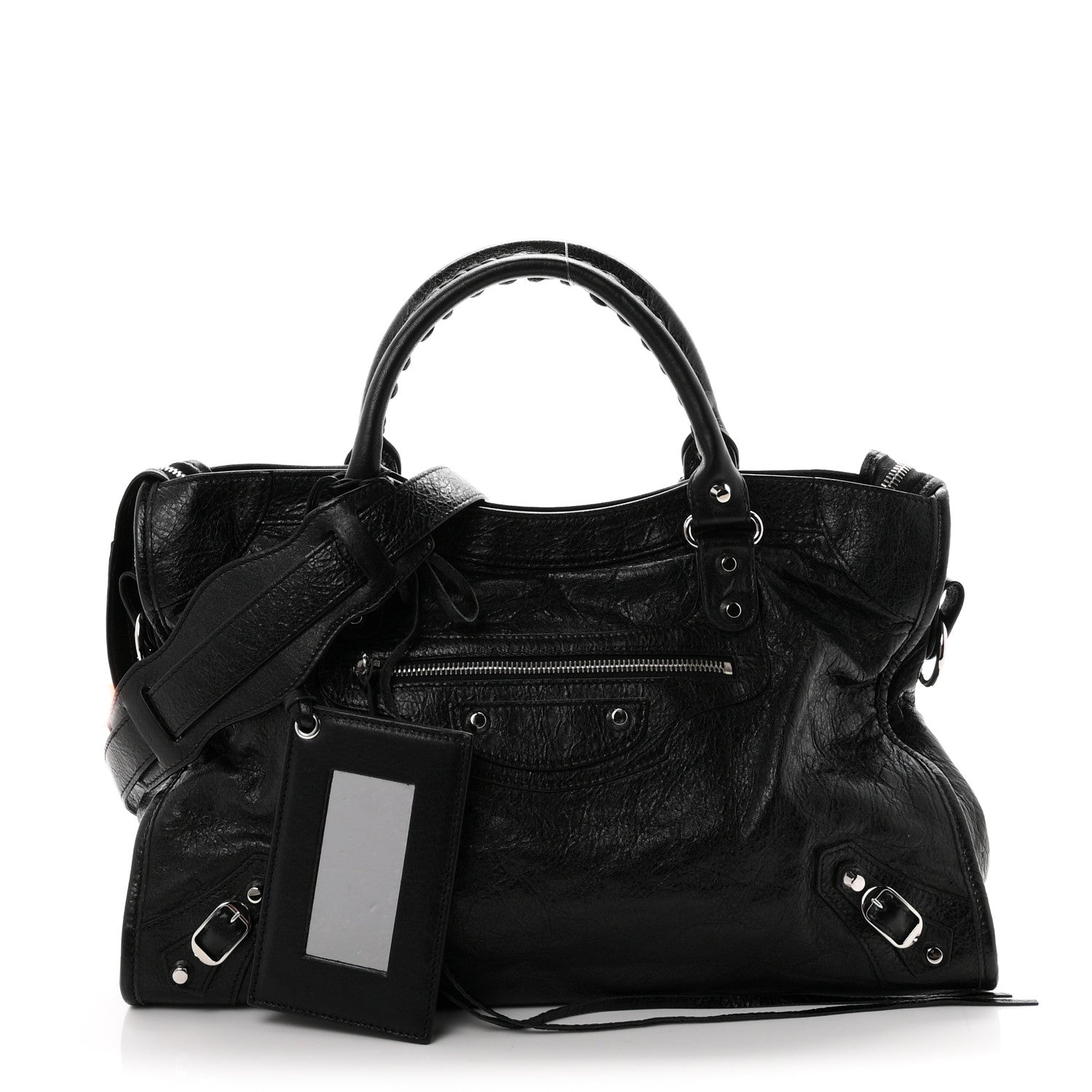 Balenciaga Agneau Classic Silver Hardware City Black 3 of 11