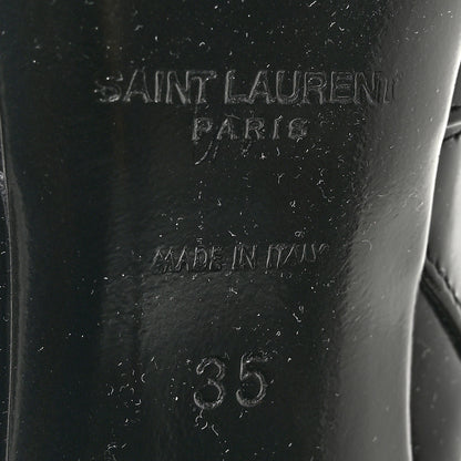 Saint Laurent Vitello Marilyn Betty 70 Ankle Zip Boots 35 Black 8 of 9
