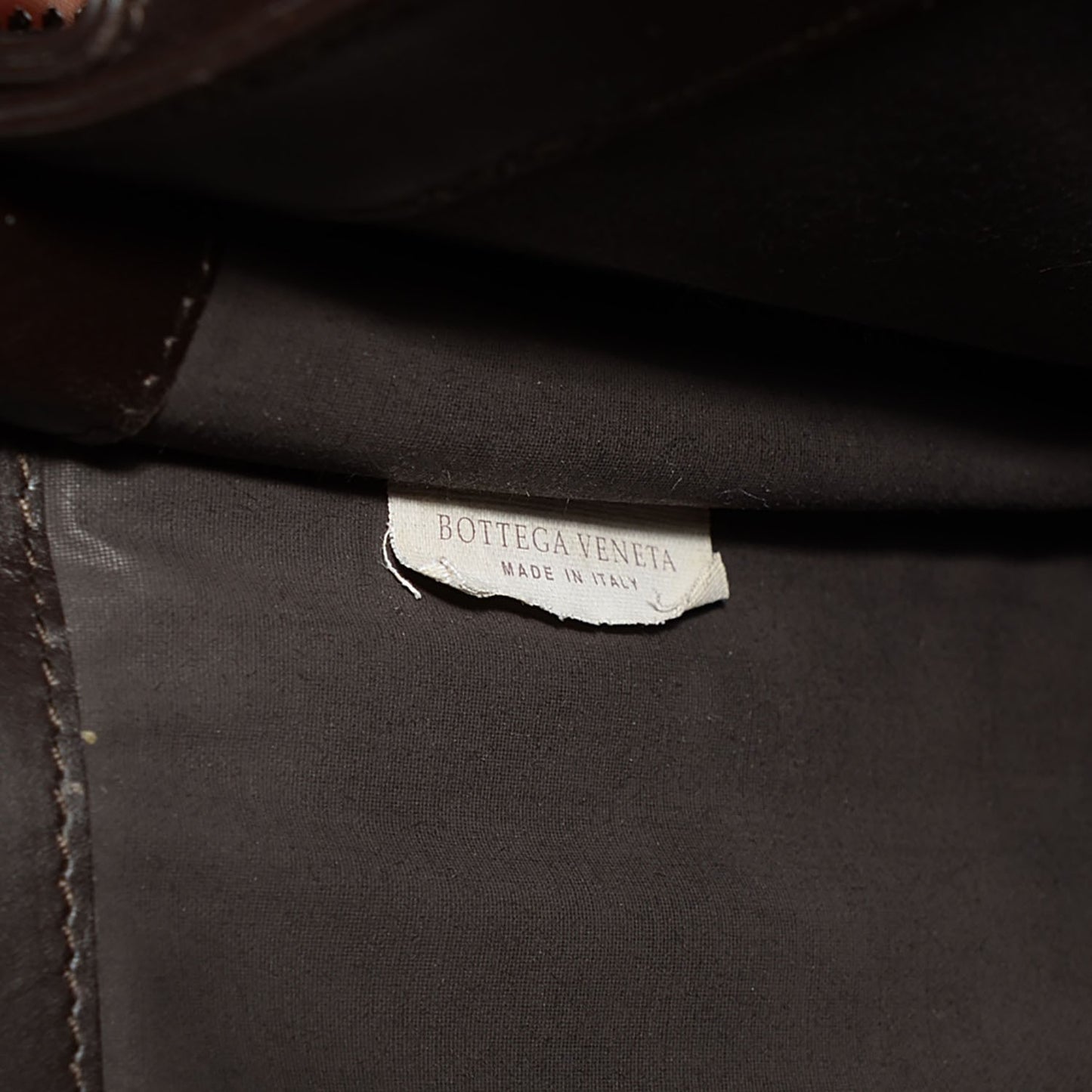 Nappa Intrecciato Document Case Ebano