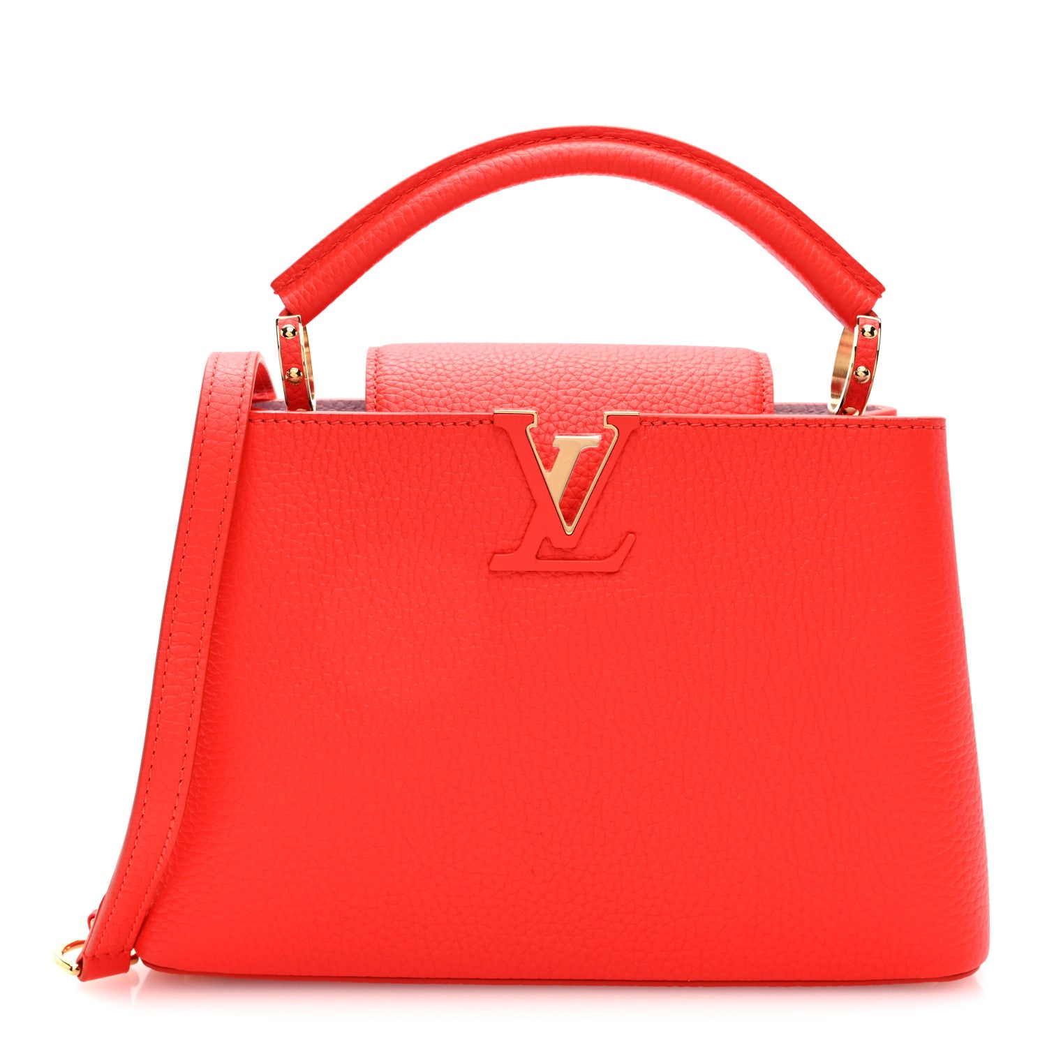 Louis Vuitton Taurillon Capucines BB Tonic Orange 1 of 9