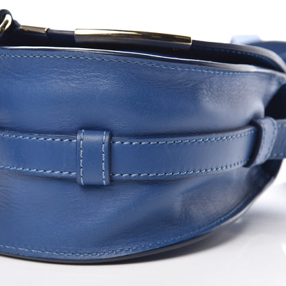 Chloe Calfskin Mini Marcie Metal Bar Trim Crossbody Bag Sea Water 6 of 10