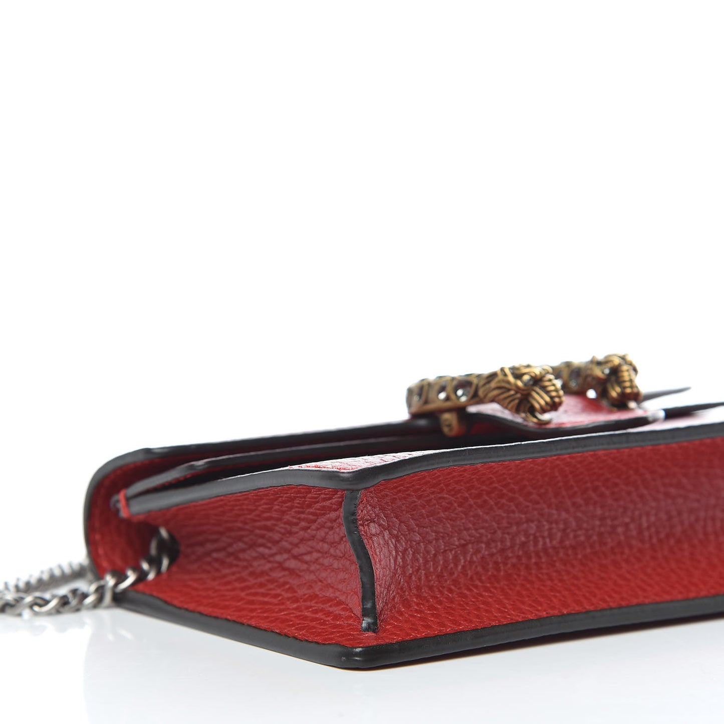 Calfskin Super Mini Dionysus Shoulder Bag Hibiscus Red
