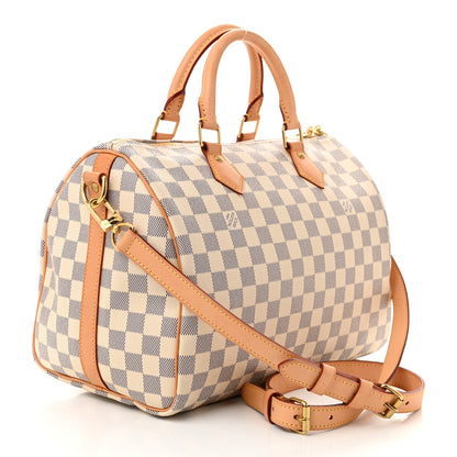 Louis Vuitton Damier Azur Speedy Bandouliere 30 3 of 10