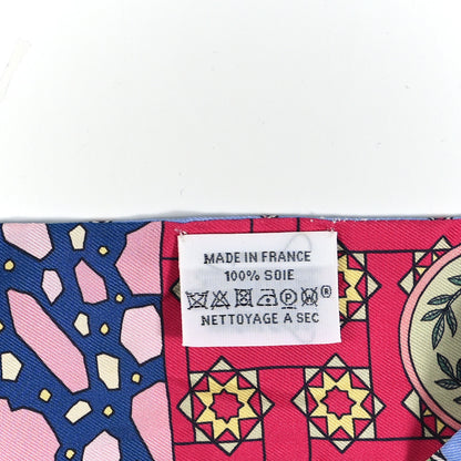 Hermes Silk La Danse Des Amazones Twilly Bleu Roy Vert Jaune 3 of 4