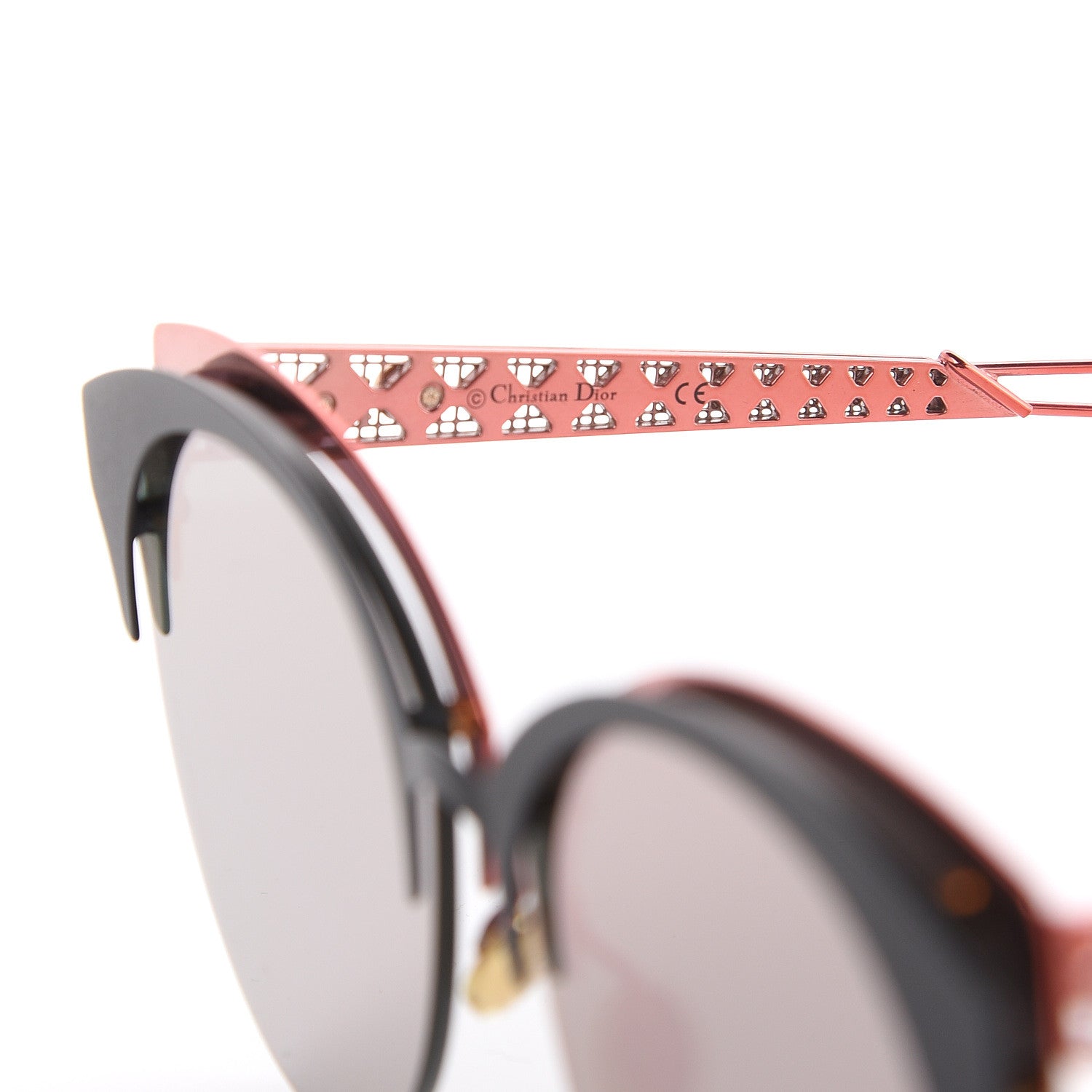 Christian Dior Diorama Caged Mirrored Sunglasses Pink 6 of 8