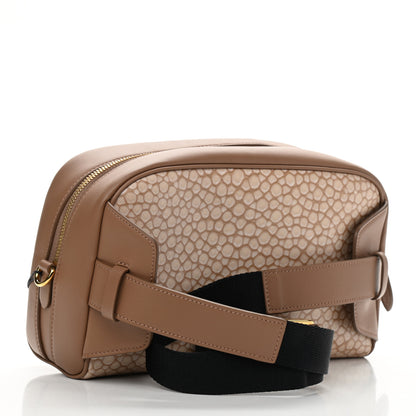 Burberry Calfskin Stingray Print Cube Bumbag Light Sand 3 of 10
