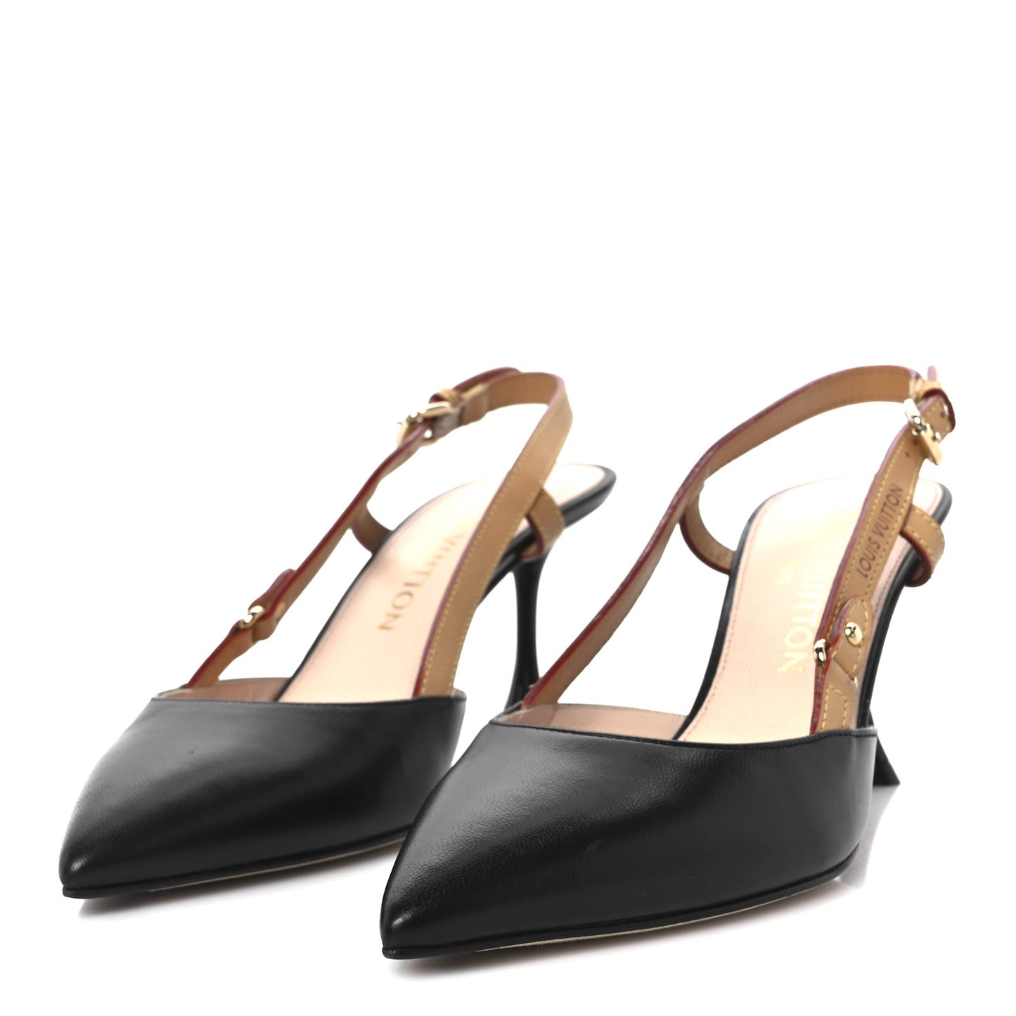 Calfskin Blossom Slingback Pump 37.5 Black