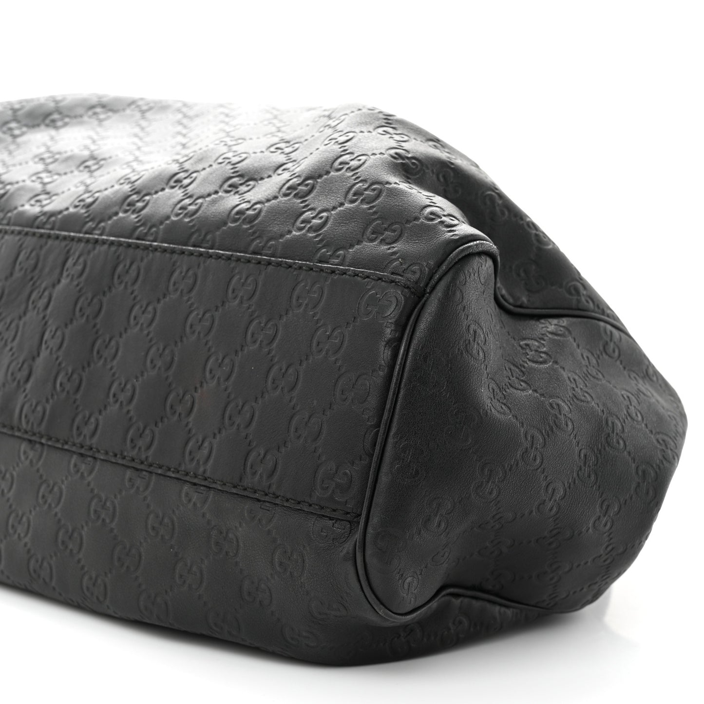 Guccissima Large Sukey Tote Black