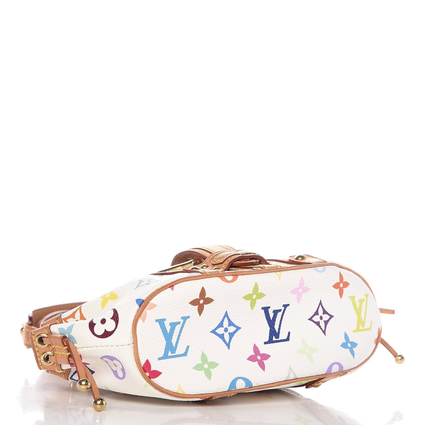 Monogram Multicolor Theda PM White