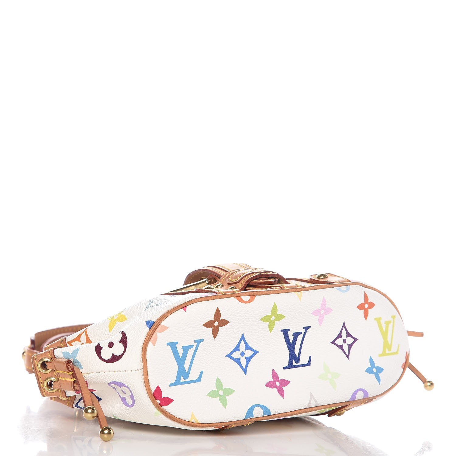 Louis Vuitton Monogram Multicolor Theda PM White 4 of 7