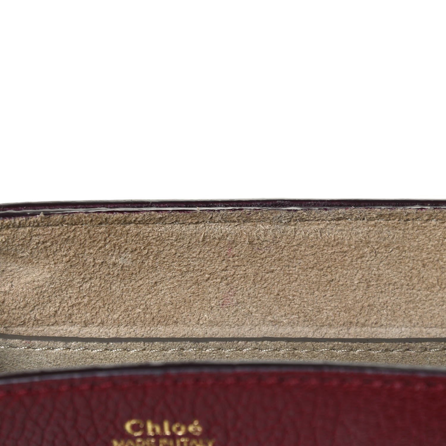 Chloe Grained Lambskin Mini Drew Shoulder Bag Sienna Red 12 of 13
