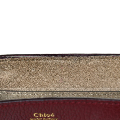 Chloe Grained Lambskin Mini Drew Shoulder Bag Sienna Red 12 of 13