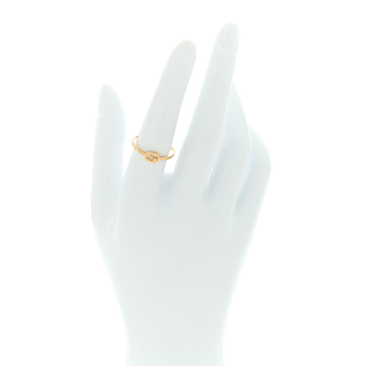18K Yellow Gold Interlocking G Ring 54 7