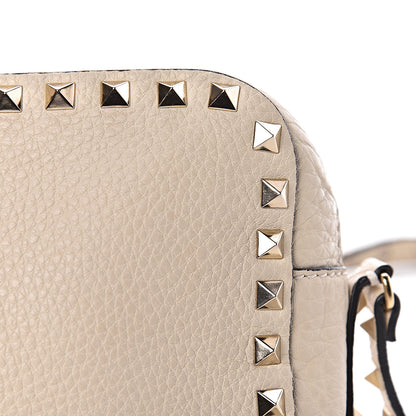 Valentino Garavani Grained Calfskin Rockstud Camera Crossbody Bag Ivory 8 of 13
