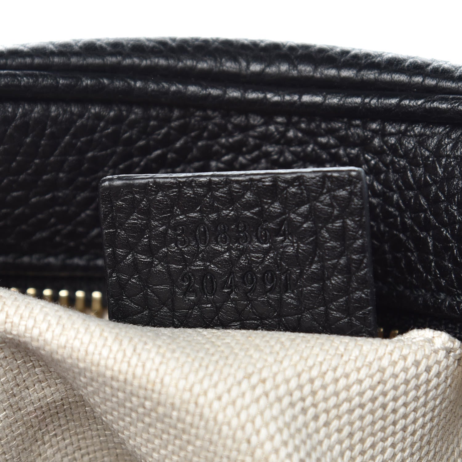 Gucci Pebbled Calfskin Small Soho Disco Bag Black 7 of 7