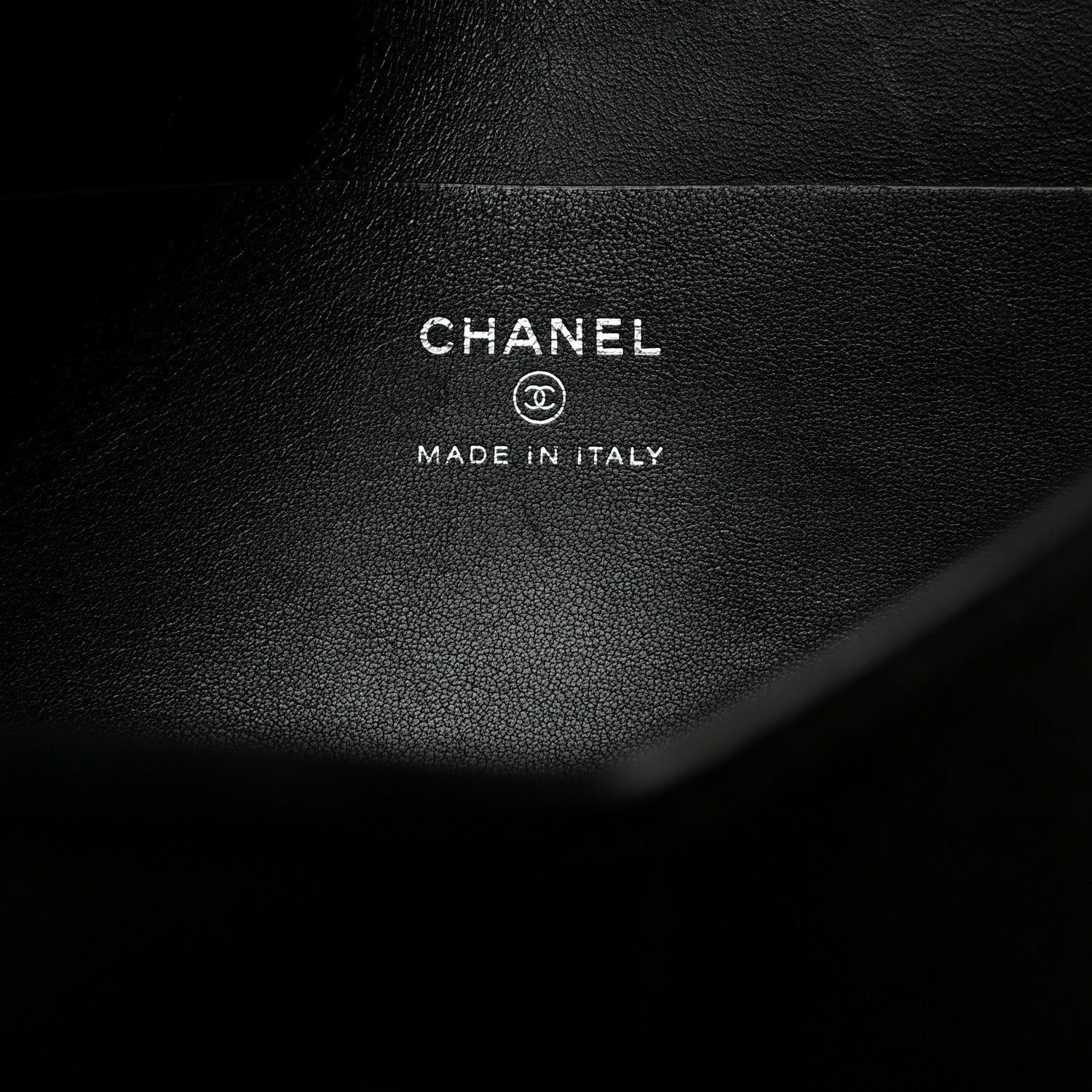 Chanel Grained Calfskin Cocomail Envelope Clutch Black 6 of 9