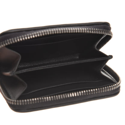 Bottega Veneta Nappa Intrecciato Zip Around Coin Purse Nero Black 5 of 8