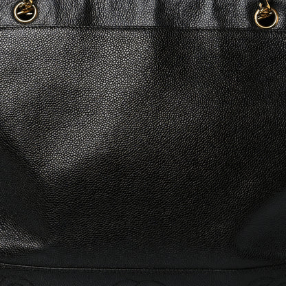 Chanel Caviar CC Shoulder Bag Black 6 of 8