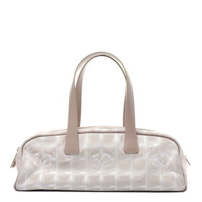 Chanel Nylon Travel Bowler Beige 1 of 12