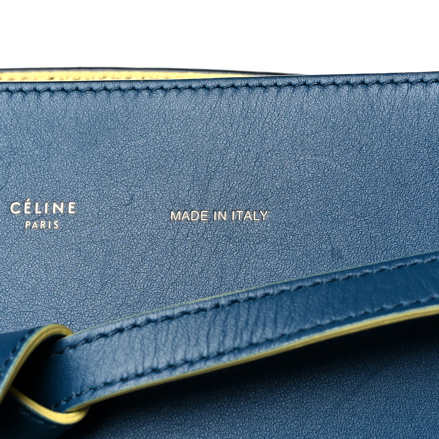 Smooth Calfskin Small Tassel Cabas Phantom Deep Blue