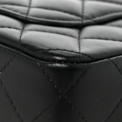 Chanel Lambskin Quilted Mini Rectangular Flap Black 18 of 19