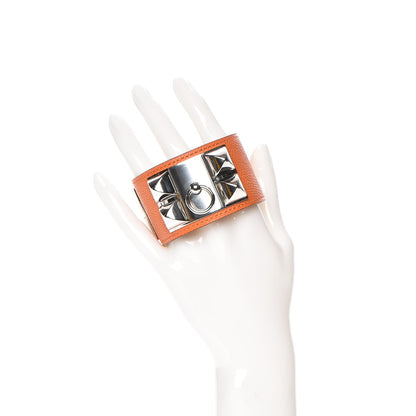 Hermes Epsom Collier de Chien CDC Bracelet S Orange 2 of 8